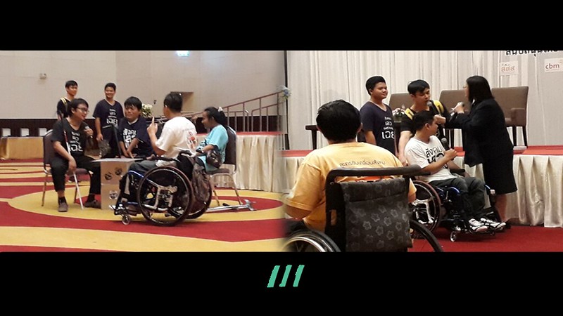 การแสดงละครแทรกสดของคณะละครมาร็องดู